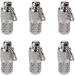 SUSSURRO 6 Pack Pet ID Tags Tag Barrel Tube with Address Name Label Anti -Lost Dog Cat ID Tag for Collar Of Dog Cat