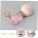 Mikinona Nail Dust Brush Small Brush for Makeup Facial Makeup Brush Loose Powder Brush Women Makeup Brush Blush Brush for Women Makeup Powder Brush Highlighter Brush Pink Cosmetic Miss Tool 9.00X3.50X3.50CM Pink - Buy Online on SooperMarket.com