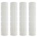 Kasteco 2 Pairs Bicycle Handle Bar Grips Mushroom Grips for BMX/Road Mountain Bikes White