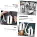 MAGICLULU Oil Can Gooseneck Kettle Olive Oil Decanter Soy Sauce Dispenser Containers Salad Oil Dispenser Bacon Container Olive Oil Jar Sturdy Vinegar Cruet Stainless Steel Storage Seasoning 13X6X6CM As Shown - Buy Online on SooperMarket.com