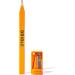 Orange Carpenter Pencil Set - Includes 15 Flat Construction Pencils with Printed Ruler  1 Carpenter Pencil Sharpener & 1 Clear Storage Container - Smoothly Write on Wood  Concrete & Stone - Pencil Kit - Buy Online on SooperMarket.com
