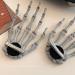 Halloween Skeleton Hand Hair Clips - Horror Bone Claw Hairpins for Women/Girls, Cosplay Costume Accessories - Buy Online on SooperMarket.com