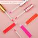 Blulu 30 Piece Lip Gloss Tube Set - 10 ml Empty Refillable Bottles in Assorted Colors for Lip Balm and Lipstick - Reusable and Clear Plastic Containers with Rubber Insert - Buy Online on SooperMarket.com