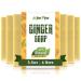 Miw Piw Ginger Soap Lymphatic Drainage Pack 6 - Anti-Cellulite Skin Tightening - Natural Ingredients Detox Soaps for Deep Clean Shower Detoxification Rejuvenating Type B