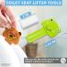 4Pcs Toilet Seat Lifter Tool - Self-Adhesive Handle for Touch-Free Lid Lifting - Portable and Hygienic Toilet Seat Cover Lifters - Buy Online on SooperMarket.com
