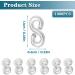 Loom Rubber Band Clips 1000 Pieces - Plastic Connectors for Bracelet Making - DIY Refill Kit - Buy Online on SooperMarket.com