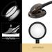 Classic Stethoscope for Nurses & EMTs | Single Head Stainless Steel Soft Eartips - Medical & Home Use (Titanium Black - Buy Online on SooperMarket.com
