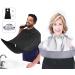 2Pcs Hair Cutting Cape and Beard Bib, Haircut Cape Hair Catcher for Adults/Kids, Beard Catcher Apron for Shaving and Trimming with 2 Suction Cups