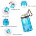Kids Water Bottle 2 Pack with Straw - 12oz BPA-Free Small Bottles for School, Boys, Girls - Leakproof, Portable, Blue - Perfect for Outdoor Sports, Travel - Includes Clip - Tritan Material - Buy Online on SooperMarket.com