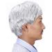 BGHJUE Men's Gray Short Straight Wig | Stylish Old Man Bobo Hairstyle for Daily Wear - Buy Online on SooperMarket.com