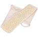 Natural Loofah Back Scrubber for Shower - Shower Loofah Exfoliating Body Scrubber - Body Exfoliator Scrubber Luffa - Shower Scrubber for Body - Loofah Pack of 2 - Long Shower Back Scrubber Lufa