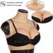 Buy SALANE Silicone Breast Plate - Realistic Brown C Cup Fake Breasts for Drag Queens & Crossdressers | International Shipping Available - Buy Online on SooperMarket.com
