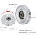 Aluminium Alloy Fitness Pulley Wheel for Home Gym Strength Training (90mm) - Buy Online on SooperMarket.com