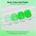 MIZHSE Quick Dry Neon Green Nail Polish - Water-Based 15ml High Gloss Manicure Lacquer for DIY Nail Art & Salon Use - Ideal Gift - Buy Online on SooperMarket.com
