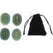 Rune Stones Reiki Oval Witch Set 4Pcs Stones Crafts Hobbies (Green) - Buy Online on SooperMarket.com