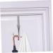 CHILDWEET Metal Door Hanger 2pcs Door Hook Towel Rack Towels Coats Scarf Hook Over Door Towel Hanger Organizer Kitchen Utensils - Buy Online on SooperMarket.com