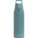 SIGG - Isolated drinking bottle - Shield Therm One Morning Blue - Suitable for carbonated drinks - leak -proof - run -proof - dishwasher -safe - BPA -free - 90% recycled stainless steel - blue - 1L Morning Blue 1.0 L