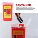 Osaladi Storage Container for Barber - Razor Shell Case & Shaving Blade Disposal - Compact Red Automatic Trash Can - Buy Online on SooperMarket.com