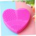 Didiseaon Silicone Makeup Applicator Brush Cleaning Pad Love 8X8.5cm Rosy - Buy Online on SooperMarket.com
