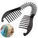 Xiton Flexible Plastic Hair Comb & Banana Clip - Stylish Ponytail Tool for Women & Girls - Perfect for DIY Hairstyles (Black) - Buy Online on SooperMarket.com