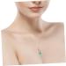 KALLORY 1pc Crystal Rough Necklace Healing Crystal Necklace Clavicle Chain Neck Decoration Grace Miss Tennis - Buy Online on SooperMarket.com