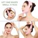 Ehoter Double Chin Reducer Face Slimming Strap & Neck Lifting Mask - Adjustable V Line Face Lifting Tape - Black Compression Bandage - Buy Online on SooperMarket.com