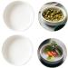 MAGICLULU 4 Pcs Sauce Dish Vinegar Dish Olive Oil Dipping Dishes Appetizer Dishes Japanese Soy Sauce Dishes Small Ceramic Bowls Sauce Serving Dipping Bowls Fries Cooking Ceramics re-usable 9X9X2.5CMx2pcs Whitex2pcs - Buy Online on SooperMarket.com