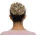 Sandy Brown to Bleach Blonde Messy Hair Bun Donut Chignon Updo Scrunchie - 25g Hairpiece Extension - Buy Online on SooperMarket.com