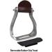 Tahoe Tack Angled Engraved Knee Relief Western Show Stirrups - Comfort and Style for Western Riders - Buy Online on SooperMarket.com