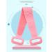 Silicone Bath Body Brush Exfoliating Back Scrubber - Easy to Clean, Eco Friendly, Long Lasting - Pink - Buy Online on SooperMarket.com