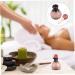 Amosfun 1 Set Aromatherapy Bottle Vinegar Dispenser Essential Oils Diffuser Fragrance Liquid Bottle Condiment Containers Ceramic Oil Dispenser Cruets Dispenser Ceramics Sake Bottle Spa 9.5X5.5cm Pink - Buy Online on SooperMarket.com