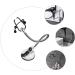 Alipis Adjustable Blow Bathroom Storage Suction Hair Stand Cup Steel Holder Dryer Rack Hands - Buy Online on SooperMarket.com