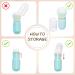 Retractable Kabuki Brush Travel Makeup Brush Cute Capsule-shape Blush Brush Foundation Brush Suitable for Liquid Foundation Pressed Powder Contour Cream Blue - Buy Online on SooperMarket.com