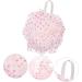 NOLITOY 4 Pcs Bath Ball - Exfoliating Loofahs for Body Skin Cleaning | Shower Scrubber & Bathing Tool - Buy Online on SooperMarket.com