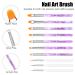 10-Part Nail Brush Set for Gel & Acrylic Nails - Perfect for Manicure & Nail Art Design | International Shipping Available - Buy Online on SooperMarket.com