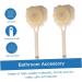 FRCOLOR Bath Brush Loofah Sponge | Exfoliating Shower Scrubber for Back | Bathroom Accessory 37.5x11x7.5 - Buy Online on SooperMarket.com