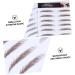NOLITOY 4pcs Waterproof Eyebrow Women Transfer Like Sticker Men Makeup Water Hair-like Tool Authentic 21x15cm Brown - Buy Online on SooperMarket.com