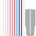 SHASUXTING 10 Pack Reusable Straws with Clearing Brush 12in Long Replacement Straws 10 Colors Tumblers Straw Replacement Food Grade Reusable Plastic Straws Durable for 40oz Tumblers Mugs Half Gallon J - Buy Online on SooperMarket.com