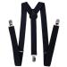 Buy Aonat Heavy Duty Men's Braces Durable Elastic Y-Form Adjustable Extra Strong Clips Fits All Sizes Black 2.5 cm Wide - Buy Online on SooperMarket.com