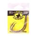 Team Catfish Double Action Circle Hooks with Wide Gap and Needle Sharp Point 10/0 Black
