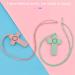 4PCS Cross Design Silicone Baby Teether Set with Lanyard - Teething Toy for Newborns, Ideal Kids Gift - Buy Online on SooperMarket.com