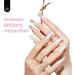 Beetles Pearl Mermaid Gel Nail Polish Set - 6 Shimmer Colors for Salon & Home Manicure | White Pink Blue Glitter Shell Swirl Thread Effect | Soak Off UV LED Gel - Buy Online on SooperMarket.com