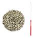 200 Pieces of Hair Extension Nano Beads With 1 Hair Extension Tool Golden Silicon Nano Rings Silicon Nano Beads for Hair Extensions Suitable for Blonde and Brown Hair
