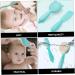 Kisangel 3-Piece Toddler Scalp Comb Cap Brush Set - Baby Bath and Shampoo Safety Tools - Buy Online on SooperMarket.com