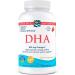 Nordic Natural DHA Strawberry - 180 Soft Gels - 830 mg Omega-3 - High-Intensity DHA Formula for Brain & Nervous System Support - Non-GMO - 90 Servings