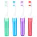 Portable Toothbrush 4 Pack Fine Hair Oral Cleaning Toothbrush Portable Travel Toothbrush For Stain Removal