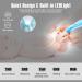 Woeau Baby Nail Clippers with LED Light and 6 Grinding Heads - Safe and Reusable Baby Nail File for Newborns, Toddlers, and Adults - Buy Online on SooperMarket.com