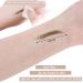 18 Sheets 180 Pairs 4D Hair-Like Eyebrow Tattoo Stickers - Waterproof Peel-Off Brow Transfers for Women - Brown - Buy Online on SooperMarket.com