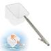 SUAOEO Aquarium Telescopic Shrimp Net Long Handle Fishing Net Shrimp Catch Nets White
