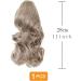 prinfantasy Hair Extensions Clip in Ponytail Hair Extensions 11 Inches Curly Ponytail Extension Light Ash Blonde Highlighted Hair Extensions Clip Short GBMW296 MW296 11 inch - Buy Online on SooperMarket.com